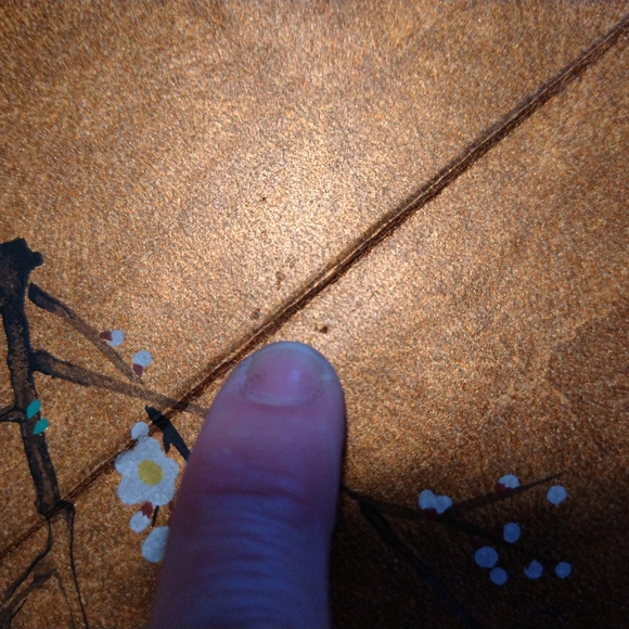 Vintage Japanese Folding Screen - Elegant Cherry Blossom and Birds Sceen - Picture 12 of 16